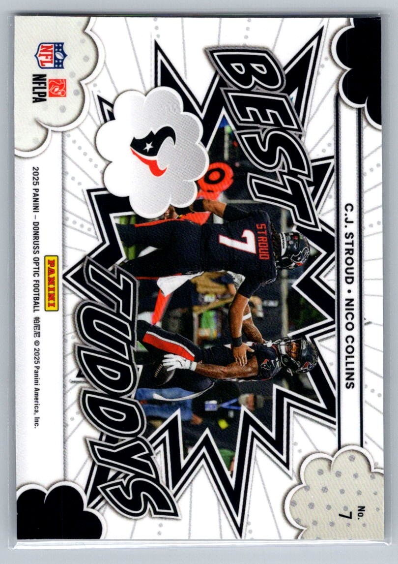 💎2025 Donruss Optic Football Best Tuddys #7 Stroud /Collins