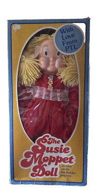 Vintage 1985 ''Susie Moppet Doll'' Jim and Tammy Baker's PTL Ministry