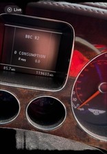 Bentley Continental GT 2003-2008 6.0L Speedo Clocks & Rev Counter 3W0920840M