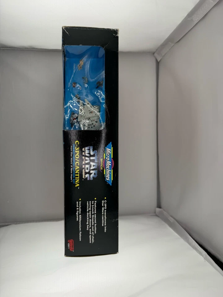 #65811 C-3PO / Cantina Star Wars Micro Machines 1994 Galoob Juego NUEVO SIN USAR, EN CAJA Foto 3 de 4
