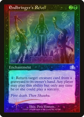 Endbringer's Revel FOIL Prophecy PLD Black Uncommon MAGIC MTG CARD ABUGames