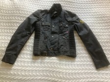 Belstaff Gangster Biker Jacke Gold Label Schwarz Gr. 42