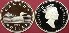 Proof 1998 Canada 1 Dollar From Mint s Set