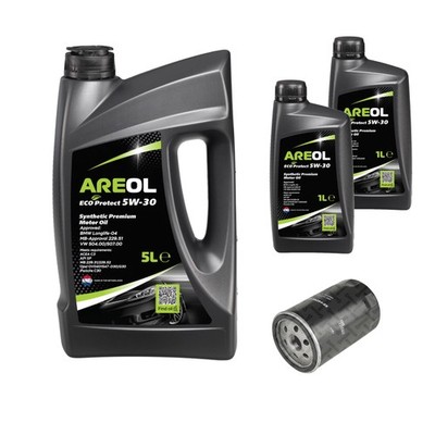 STELLOX Ölfilter AREOL ECO Protect 5W-30 7L für VW Golf VI Audi A4 A3 5K1 1.6