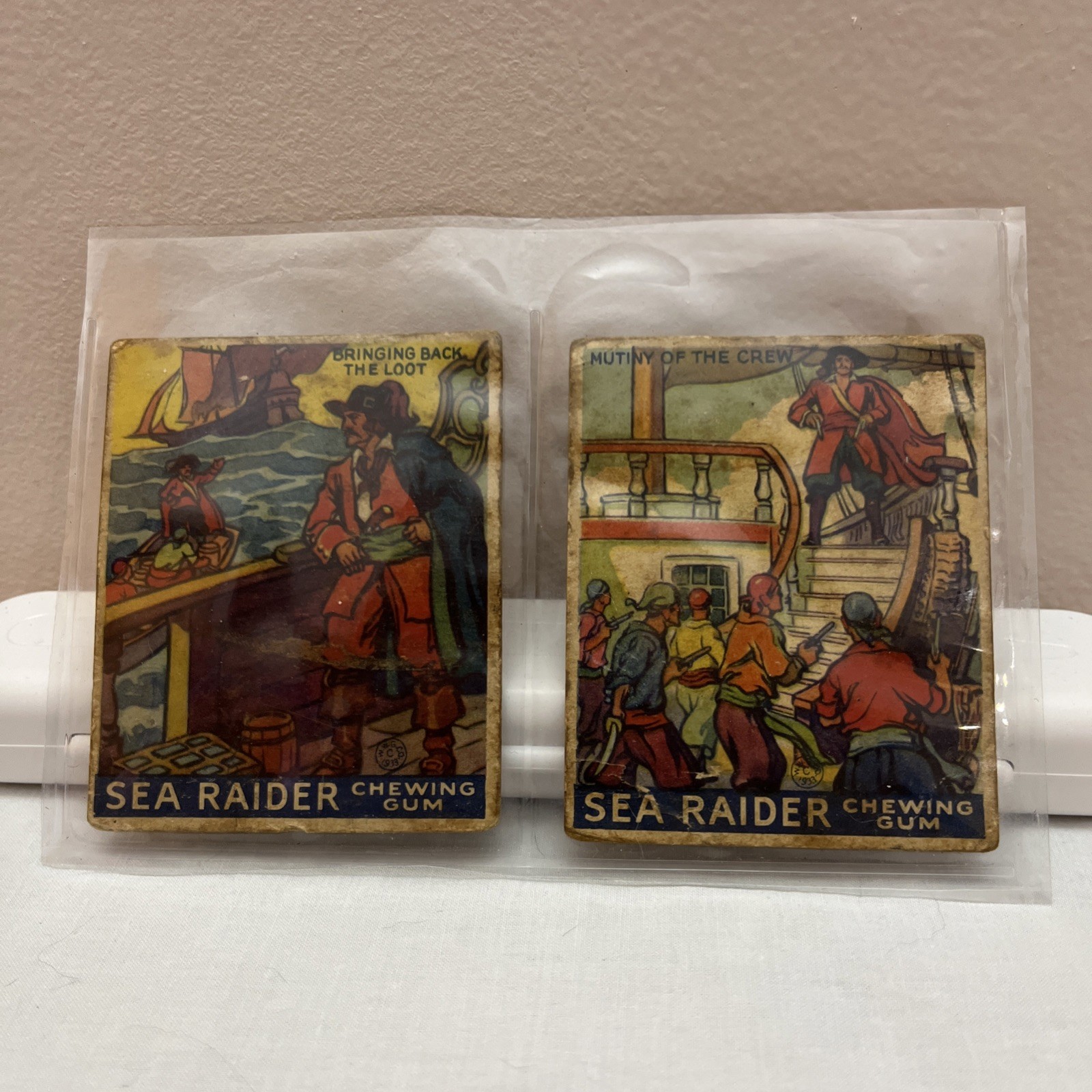 1933 Sea Raider Chewing Gum #17,#18
