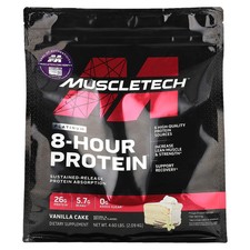 Platinum 8-Hour Protein™, Vanilla Cake, 4.6 lbs (2.09 kg) 16.08 per gallon