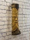 Green Man Of The Woods 50cm Hand Carved Wizard Tree Trunk Wood Fairtrade