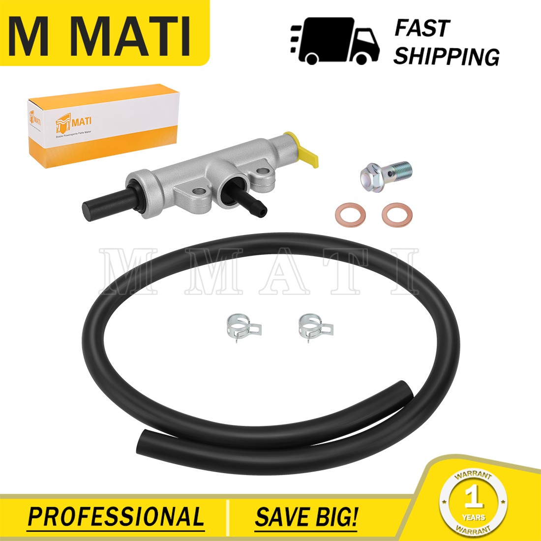 Rear Brake Master Cylinder Assy for Polaris Trail Blazer/Trail Boss 330 2010-13