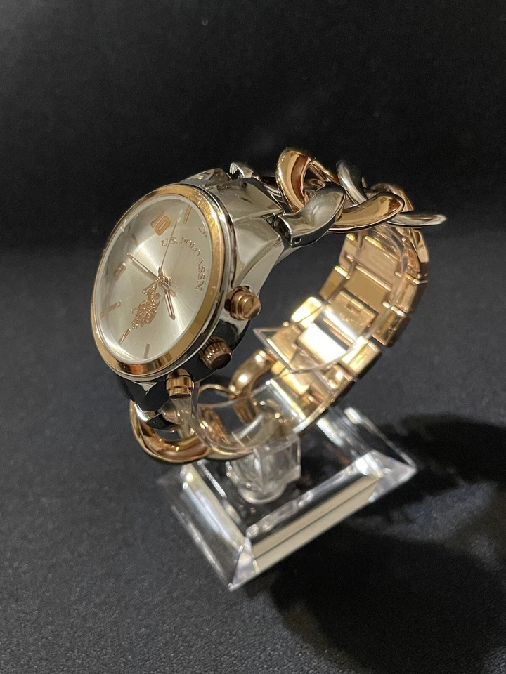 U.S. Polo Assn. Mod USC40176 Reloj Mujer Analógico Cuarzo Dos Tonos Sin Probar Foto 3 de 4