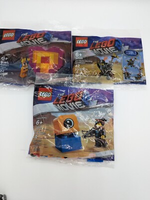 LEGO 30340, 30527,30528  Lego Movie 2,  Lucy vs Alien, Metalbeard, Emmett piece