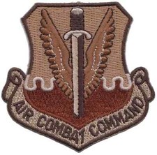 Air Combat Command US Air Force gesticktes Aufn&auml;her Abzeichen - LETZTE PAAR