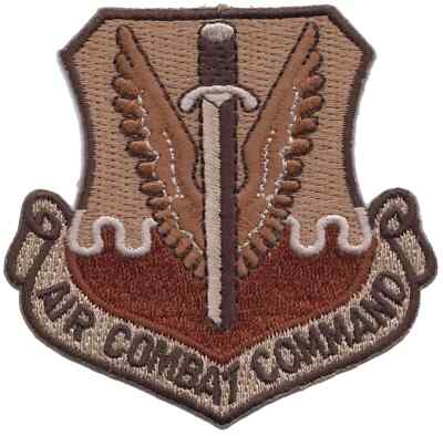 Air Combat Command US Air Force gestickter Aufnäher Abzeichen - LETZTE PAAR