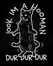 Look I  m A Human Cat Sticker Decal