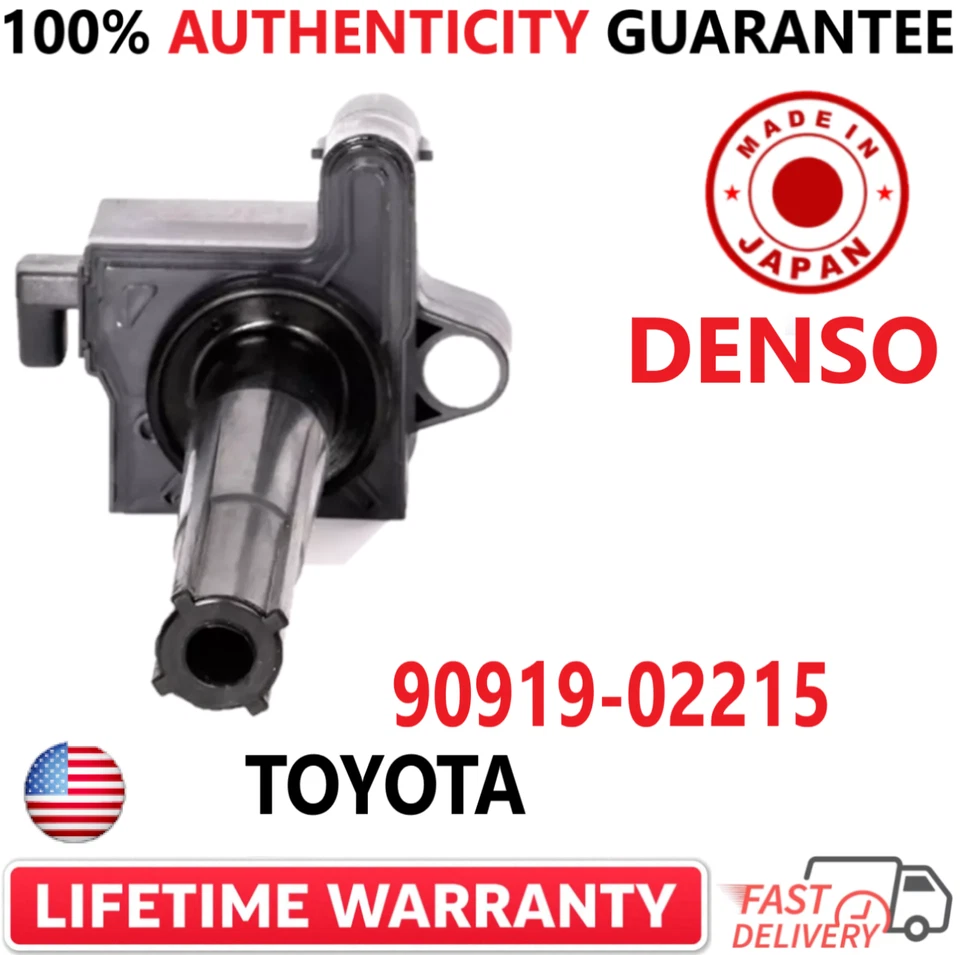 x3 bobinas de encendido DENSO ORIGINALES para Toyota y Lexus 1996-2003 3,0 L V6 90919-02215 Foto 2 de 3