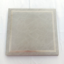 VTG Photograph Scrapbook Album Gray Gold 18 pages Pioneer memento memory NEW