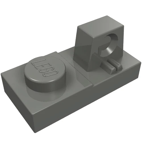 LEGO® Part 30383 - Hinge Plate 1 x 2 Locking with 1 Finger On Top - Photo 2/4