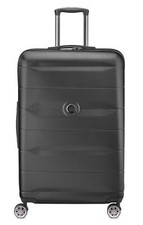 DELSEY PARIS Comete + 4 Double Rolls Trolley 77 Trolley Black Nero Nuovo