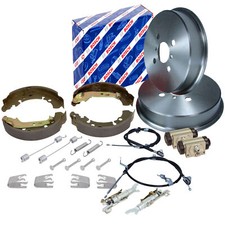BOSCH Bremstrommel Bremsbacken Nachsteller Rep-Satz Hinten für TOYOTA YARIS P9