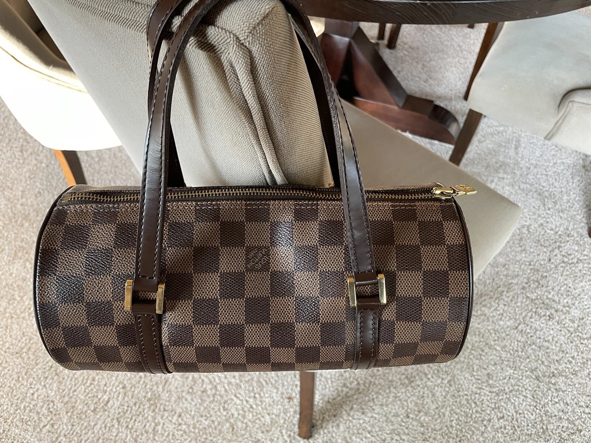 LOUIS VUITTON DAMIER EBENE PAPILLON 26 Very Good