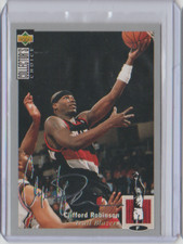 1994-95 Collector's Choice Silver Signature #56 Clifford Robinson Trail Blazers