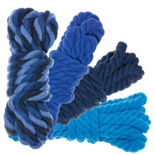 Twisted Natural Cotton Rope 40 and 100 Foot Combo Kits Super Soft Cord