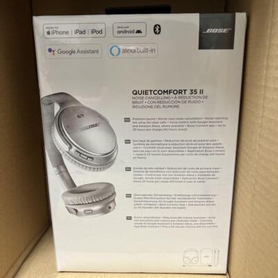 BOSE QUIETCOMFORT 35 II Wireless Headphone Silver Unopened
