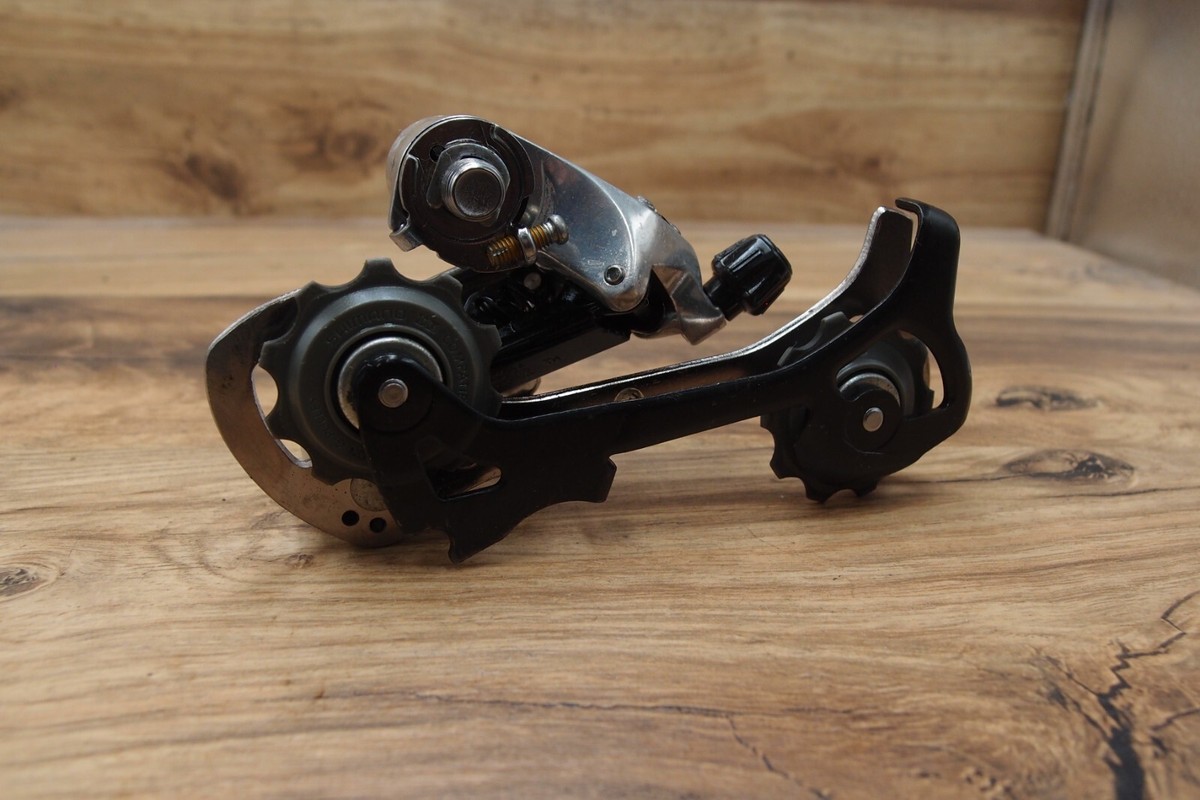 Dérailleur Arrière VTT Shimano STX RD-MC36 Longue Cage 7 Vitesses - Fabriqué Au Japon - Occasion