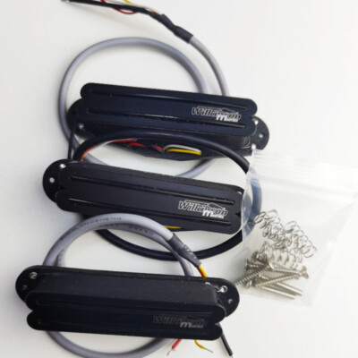 Hot Rail Ceramic Magnet Small Humbucker Pickup Set ST Guitar Wilkinson WOTBS