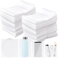 100 Pack 4 Sizes Cushion Foam Pouch Moving Foam Wrap Pouches for Dishes Glasses