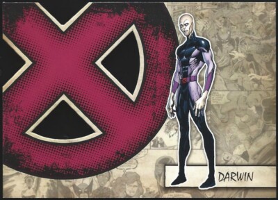 2011 Marvel Beginnings Series 1 X-MEN DIE-CUT Insert Card #X-14...DARWIN