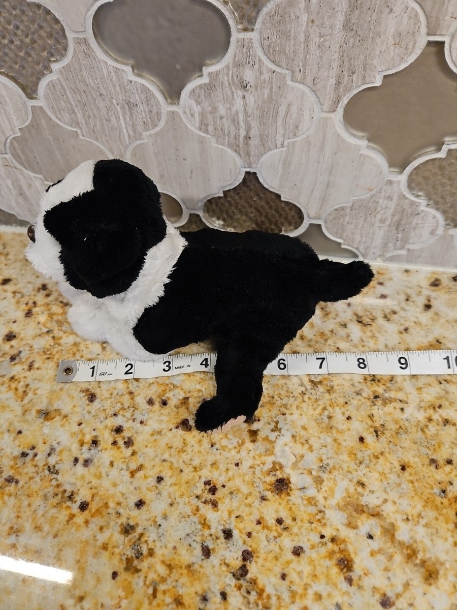 2003 FurReal Friends- Black And White Newborn Puppy Dog