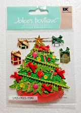 Jolee's Boutique Traditional Christmas Tree  Presents Dimensional Stickers