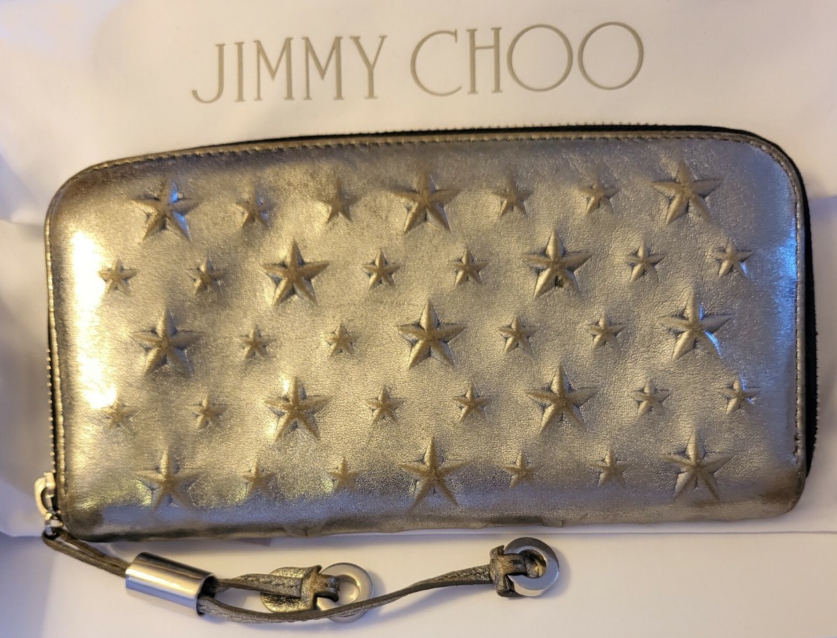 Jimmy Choo Filipa Star Embossed Zip Wallet | eBay Jimmy Choo Filipa Star Embossed Zip Wallet | eBay