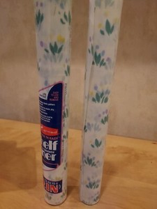VTG  Rubbermaid Drawer Shelf Liner #5318 Tulip Garden - 1 NOS 1 PARTIAL 10 SQ FT