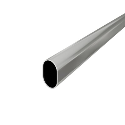 Stahl Schrankstange verchromt Kleiderstange 30x15mm Wand-Kleiderstangenhalter