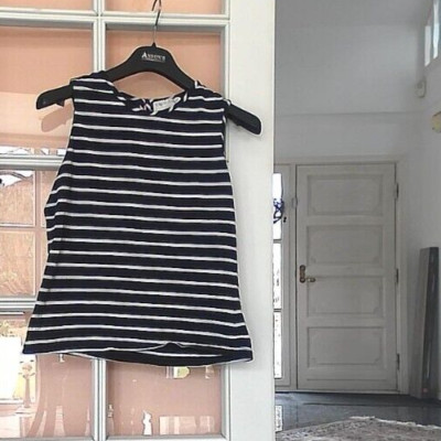 CASUAL CORNER Top  schwarz/weiß    Gr. M sportlich elegant