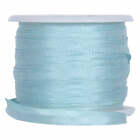Threadart 100% Pure Silk Ribbon - 2mm Light Teal - No. 607 - 10 Meters