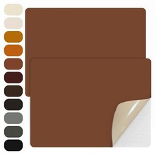 2 Pcs 8 x11 Inch Leather Repair Patches Self-Adhesive Leather Patch for Sofas...