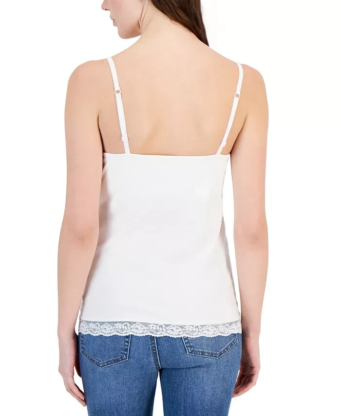 売れ筋商品|||チャータークラブ カットソー トップス レディース Women's Lace-Trim Shelf-Bra Tank Top, Created for Macy's Classic Black Charter Club Women's Lace-Trim Shelf-Bra Tank Top, White