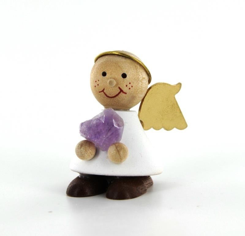 Holz Miniatur Erz- oder Lichterengel Erzgebirge Seiffen Quadratlatschen Engel