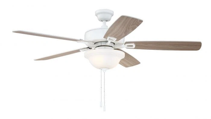CRAFTMADE 52" Twist N Click Ceiling Fan TCE52W5C1 - White NIB!! - Image 2 of 2