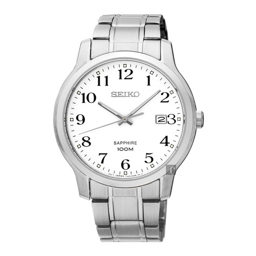 Seiko SGEH67P1 Men's Sapphire Crystal Quartz Steel Watch | eBay