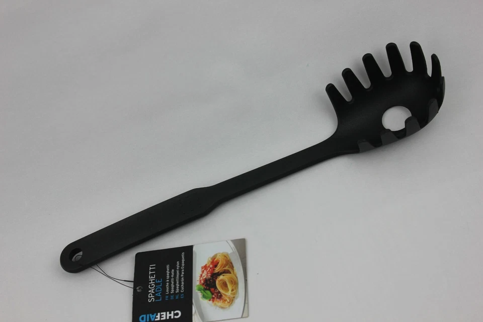 Spaghetti Ladle Utensil Black Nylon ChefAid Spoon Ladle Kitchen set Cooking Tool - Image 3 of 4