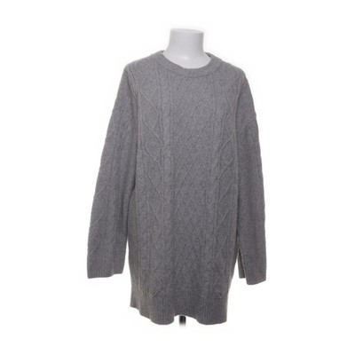 H&M, Strickpullover, Größe: M, Grau, Acryl/Polyester/Wolle, Chevron #smQ