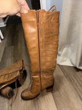 Brown Leather Women's Boots