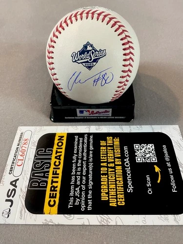 DODGERS- EMMET SHEEHAN AUTOGRAPH 2025 WORLD SERIES BASEBALL JSA CL60788