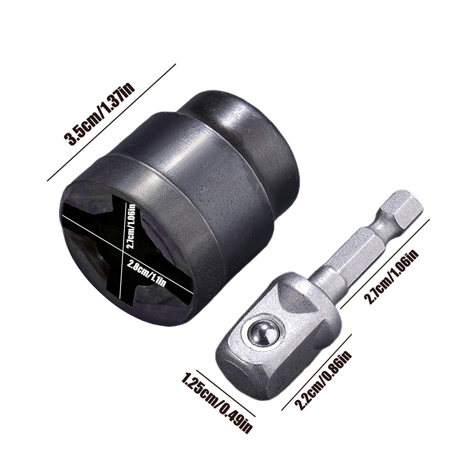 Rv Jack Socket Drill Adapter Socket Rustproof Converter For Scissor Car Jack