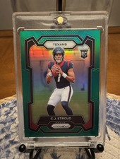 2023 Panini Prizm - Rookies C.J. Stroud #339 Green Prizm (RC)