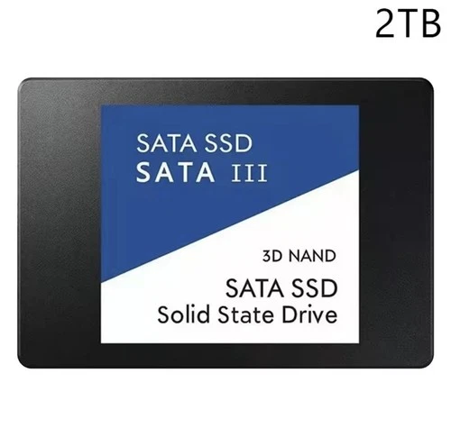 2TB - 2.5" SATA III 3D NAND SSD Internal Solid State Drive for PC/Laptop
