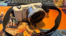 Sony Alpha 5000 Systemkamera, Weiß, Inkl. Ob...